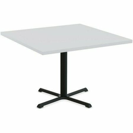 SPECIAL-T Table, Square, 42inx42inx29in, Black Base/Light GrayTop SCTSTAR24242BGR